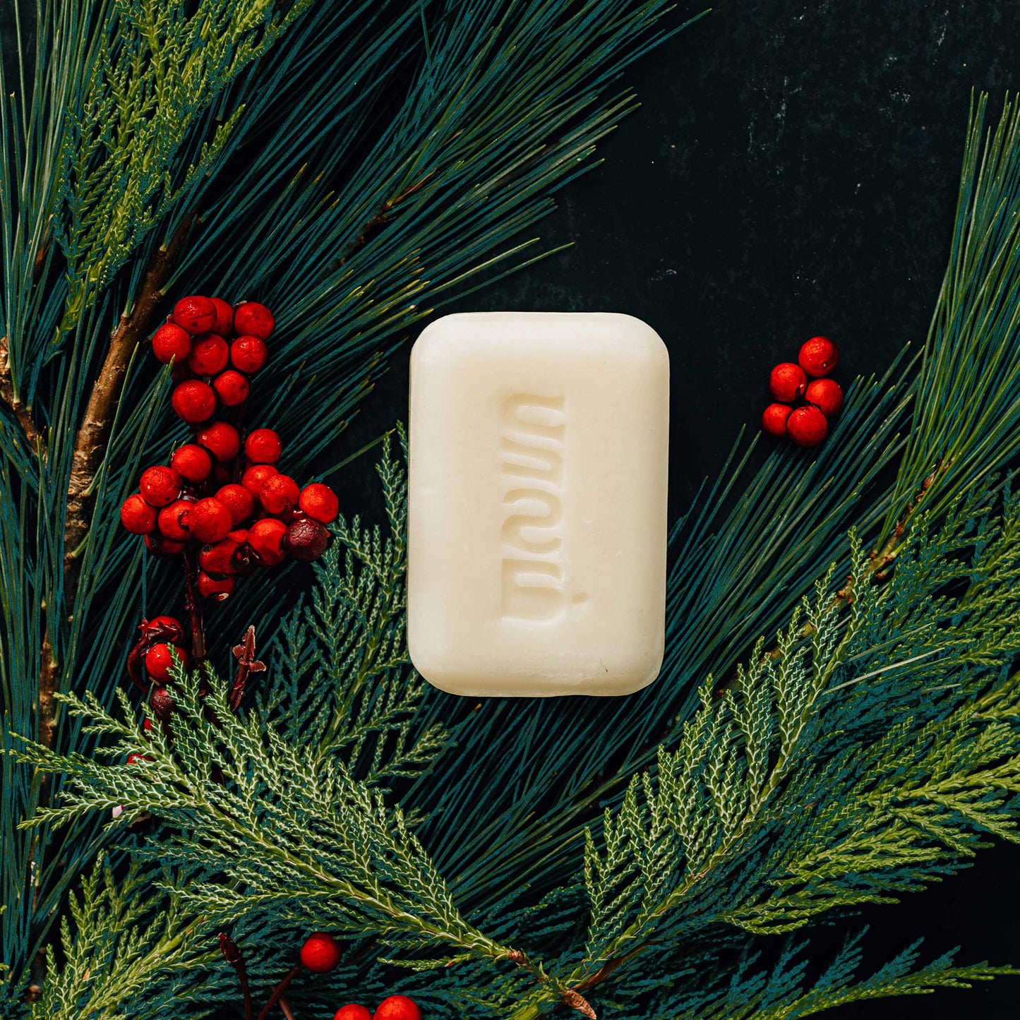 Soap mistletoe M/5 3.2oz teal/white