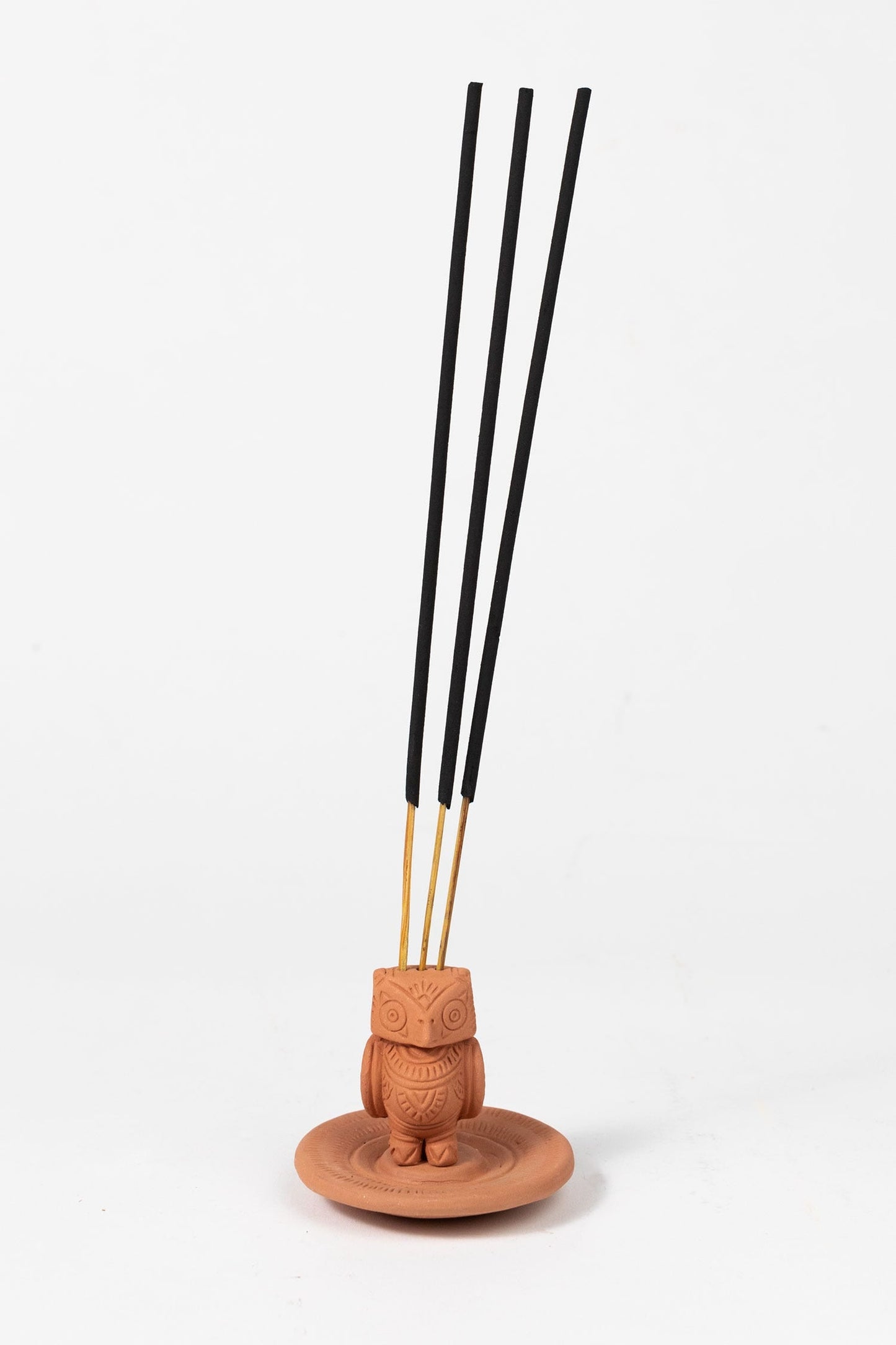 Incense set cone/stick/owl patchouli 9x5 pink