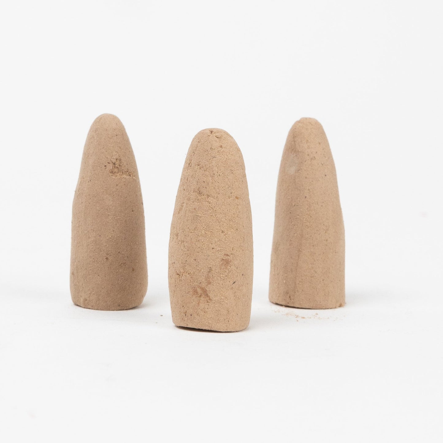 Incense backflow cones set/12 w/box 4x4 brown