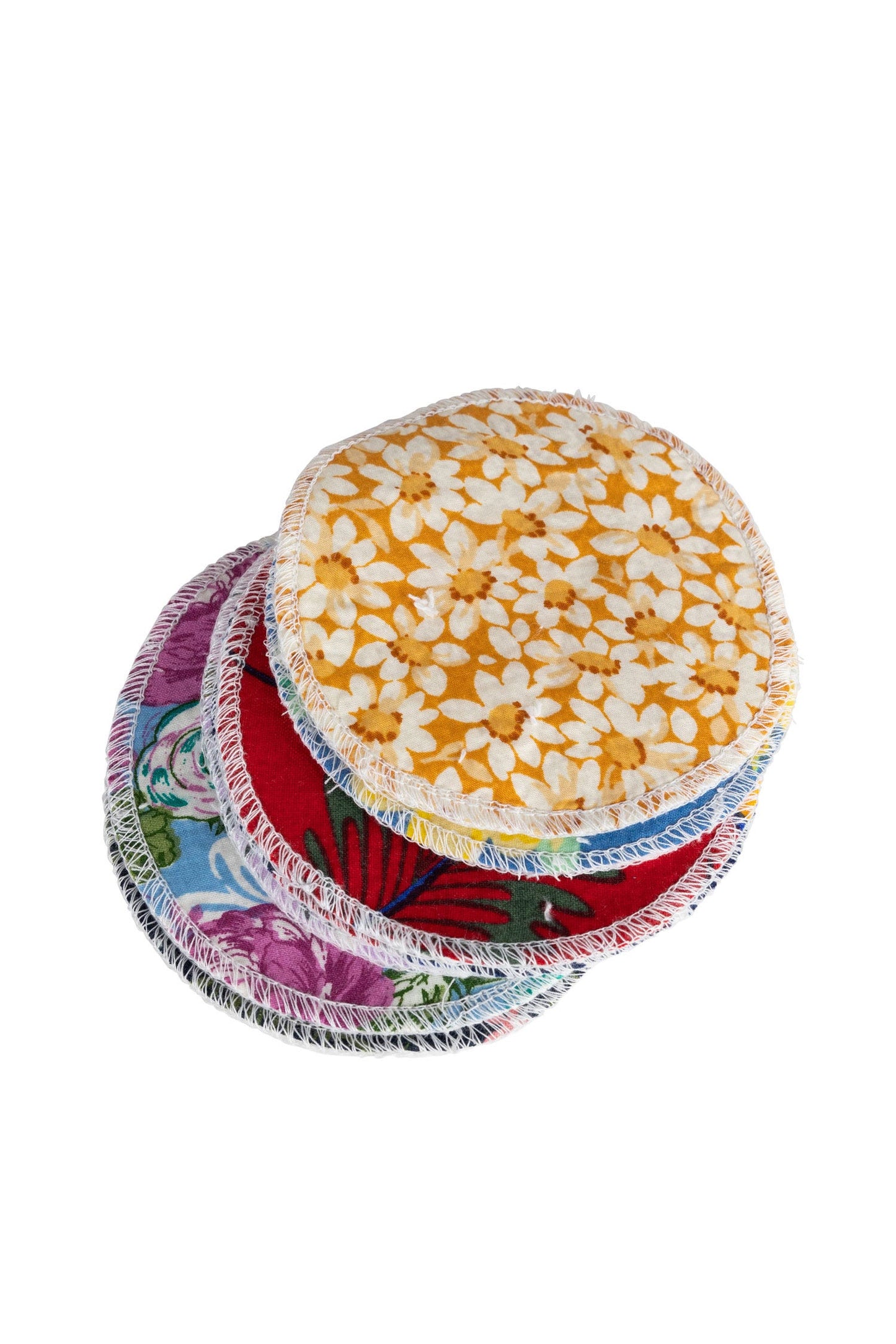 Makeup remover pads set/7 cotton 3.5D assorted