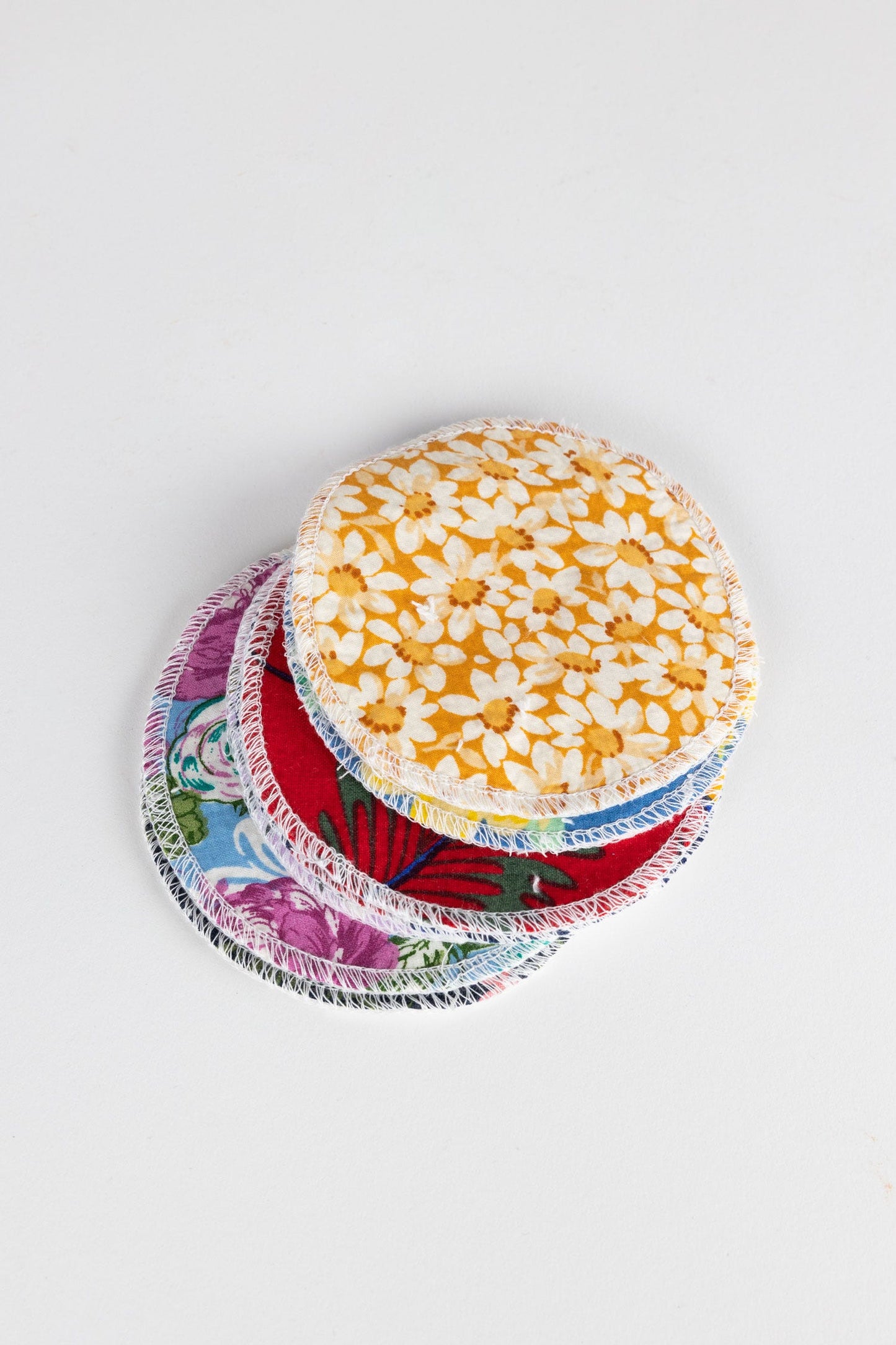 Makeup remover pads set/7 cotton 3.5D assorted