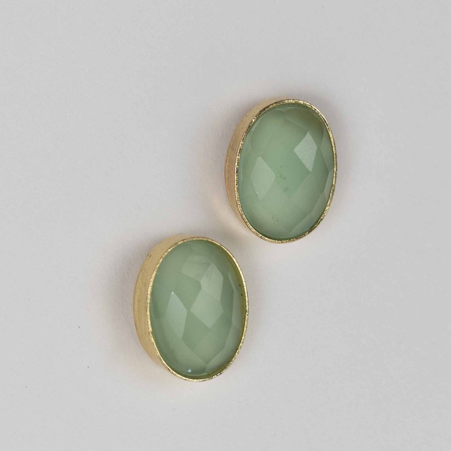 Shanti Green Onyx Stud Earrings - Default Title (6828930)