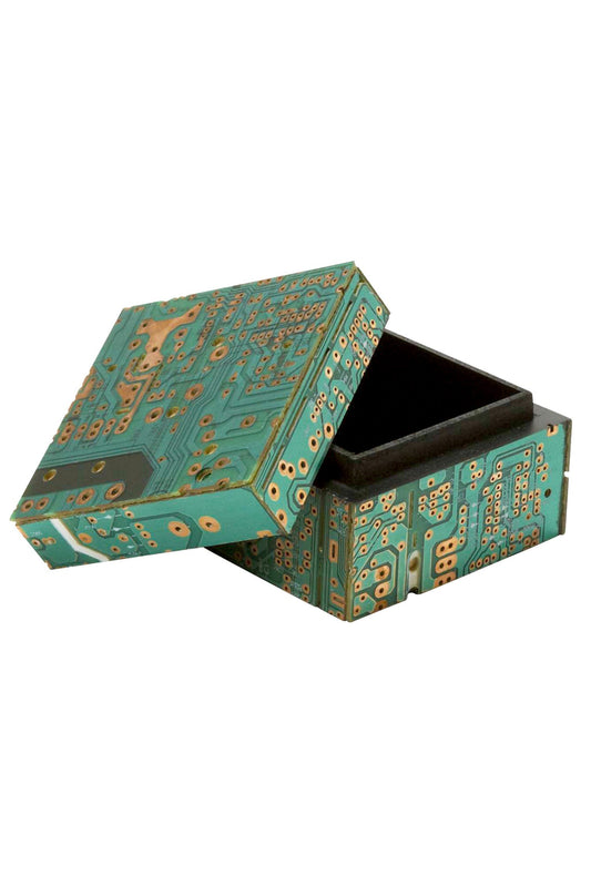 Box circuit board/MDF 3sqx2 grn