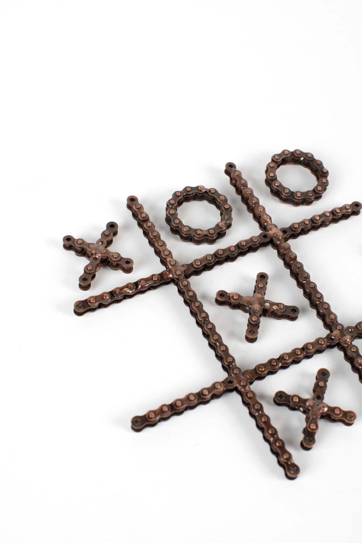 Tic tac toe bike chain 6.5sq brown