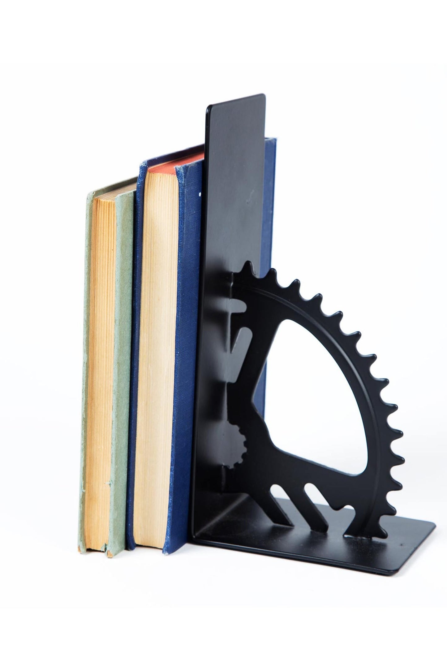Bookends bike gear metal 3Wx8H black CA