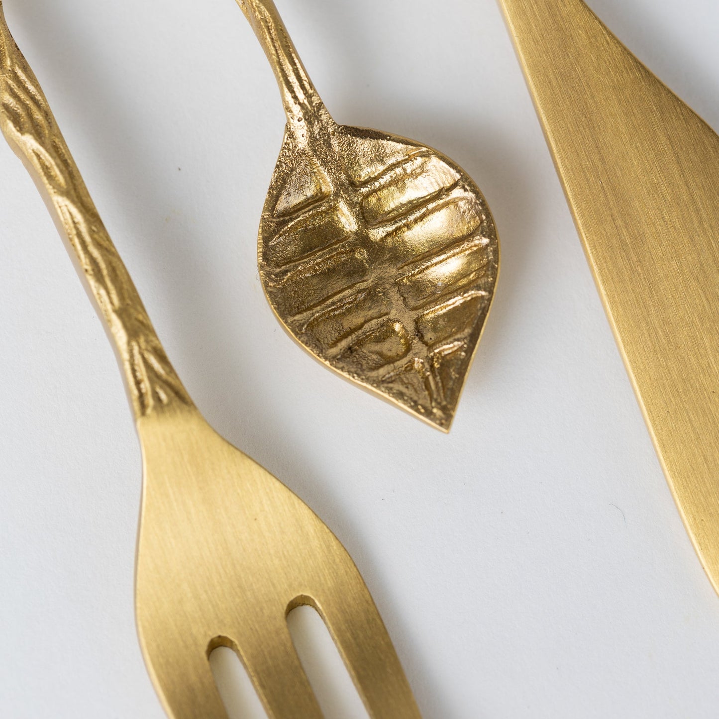 Utensils s/3 bird/branch/flwr brass 3.5-5.5L brass
