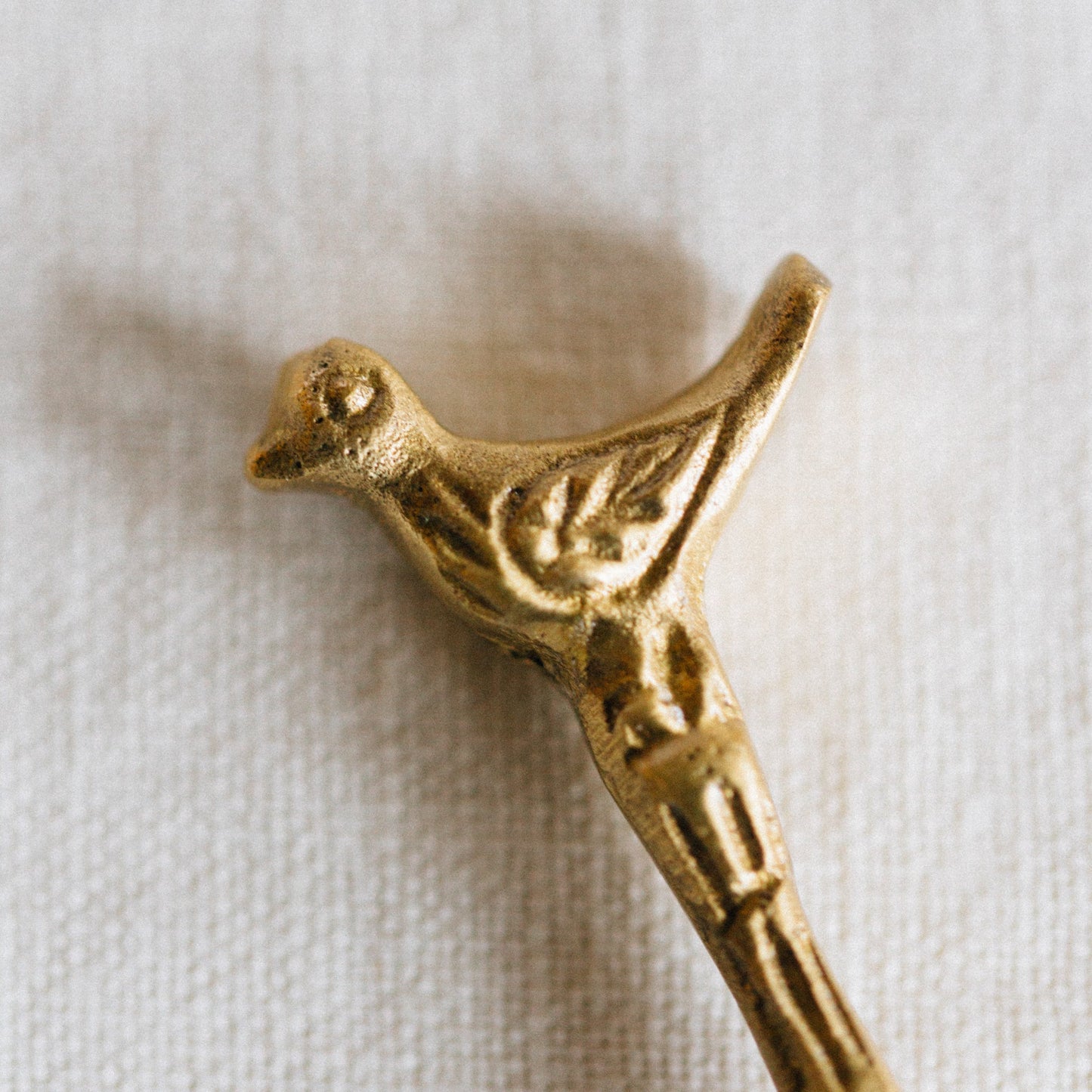 Utensils s/3 bird/branch/flwr brass 3.5-5.5L brass
