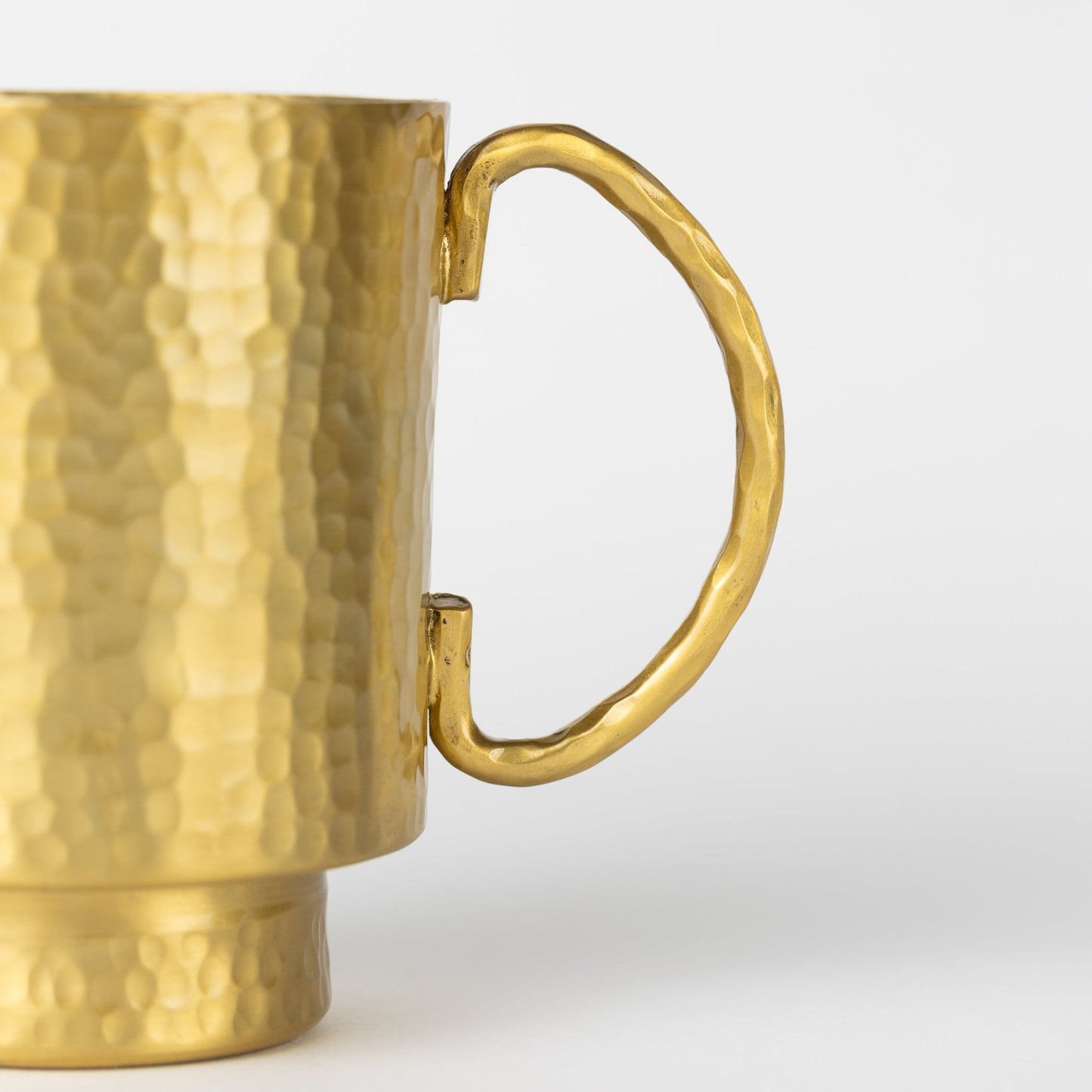 Mug mogul f/20oz hammered alum 3.5Dx4.75H brass
