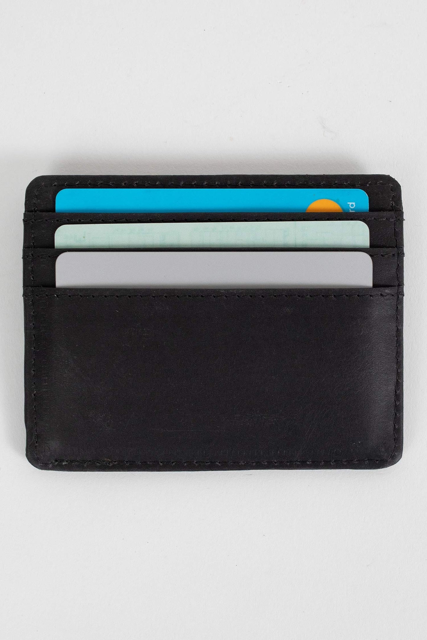 Cardholder smooth eco leather 4Wx3.25H black