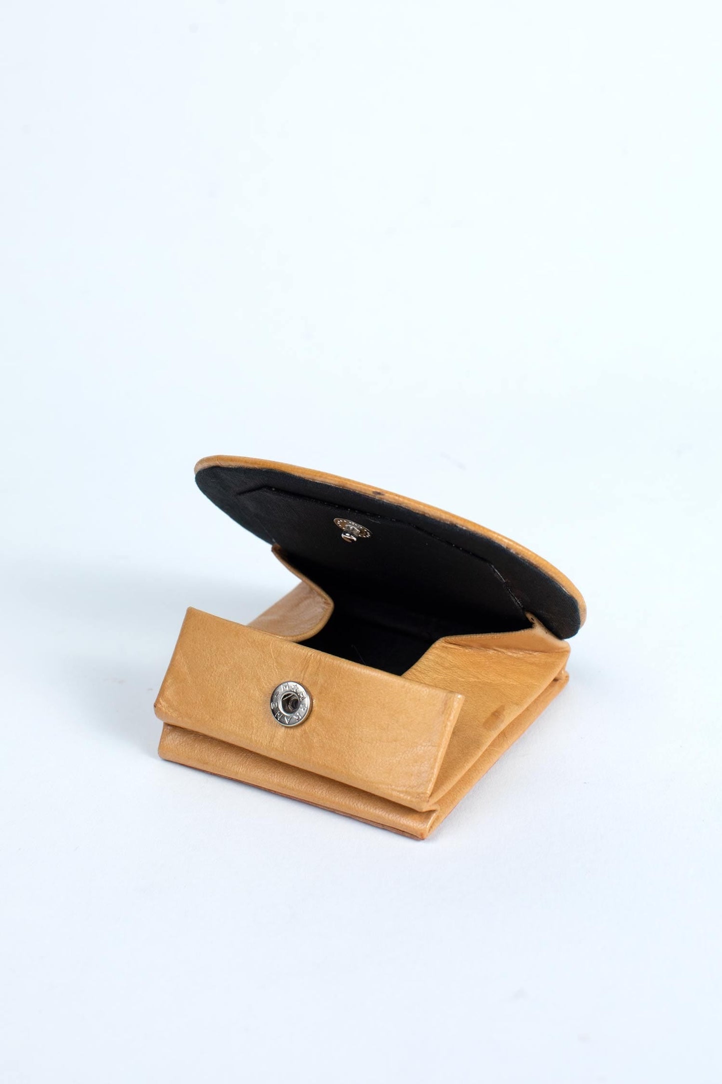 Coin purse sloth M/3 leather 4D natural/brown
