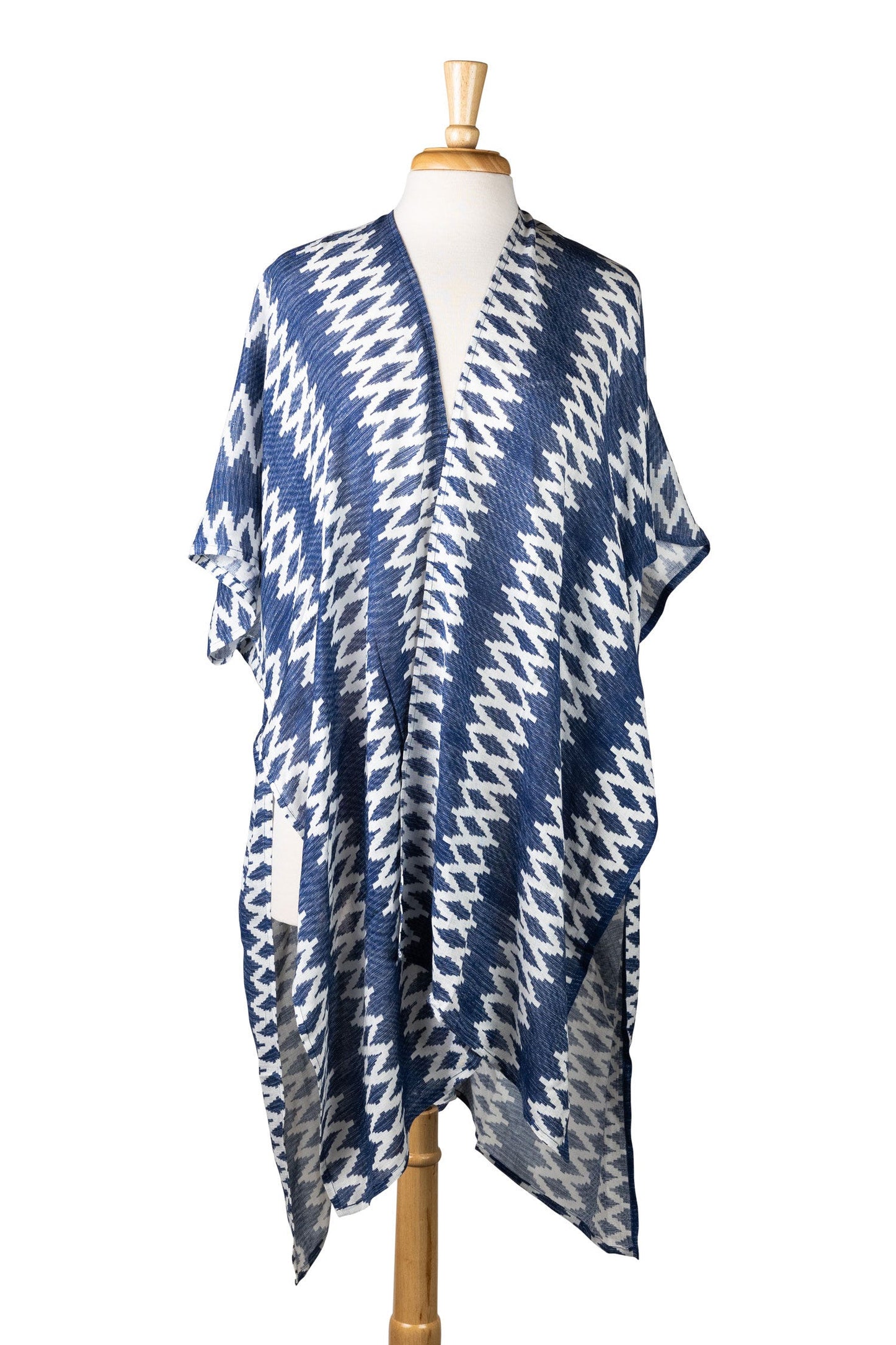 Topper geo diamonds viscose 30L blue/white