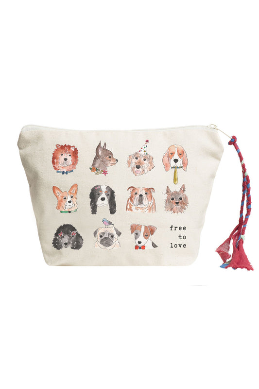 Pouch FREE TO LOVE/dogs