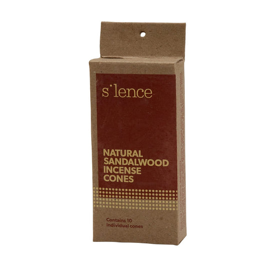 Incense cones sandalwood P/10 brown