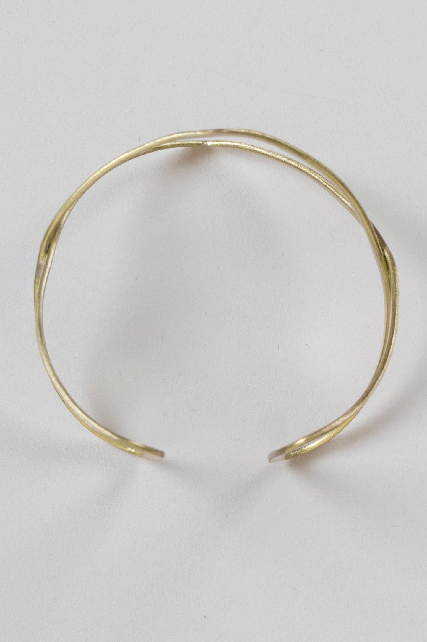 Bracelet large criss cross 1.5W gold