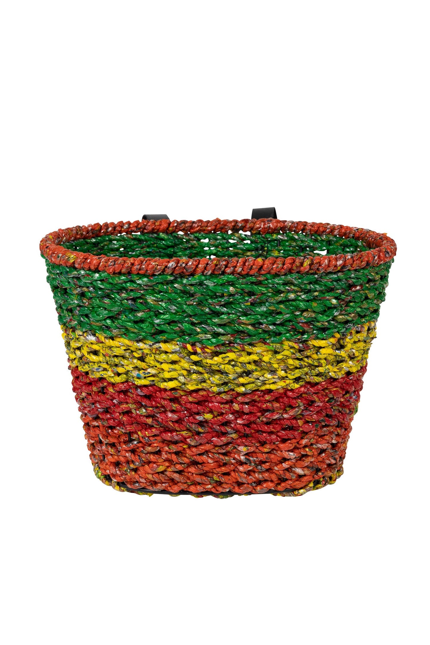 Basket f/bike candy wrapper/tire/mtl 12Lx9x9 multi