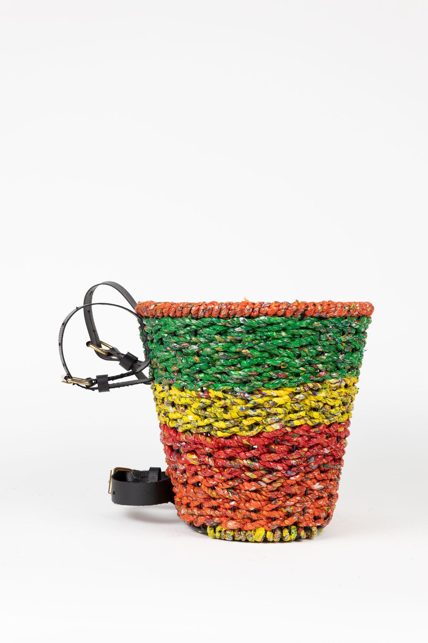 Basket f/bike candy wrapper/tire/mtl 12Lx9x9 multi