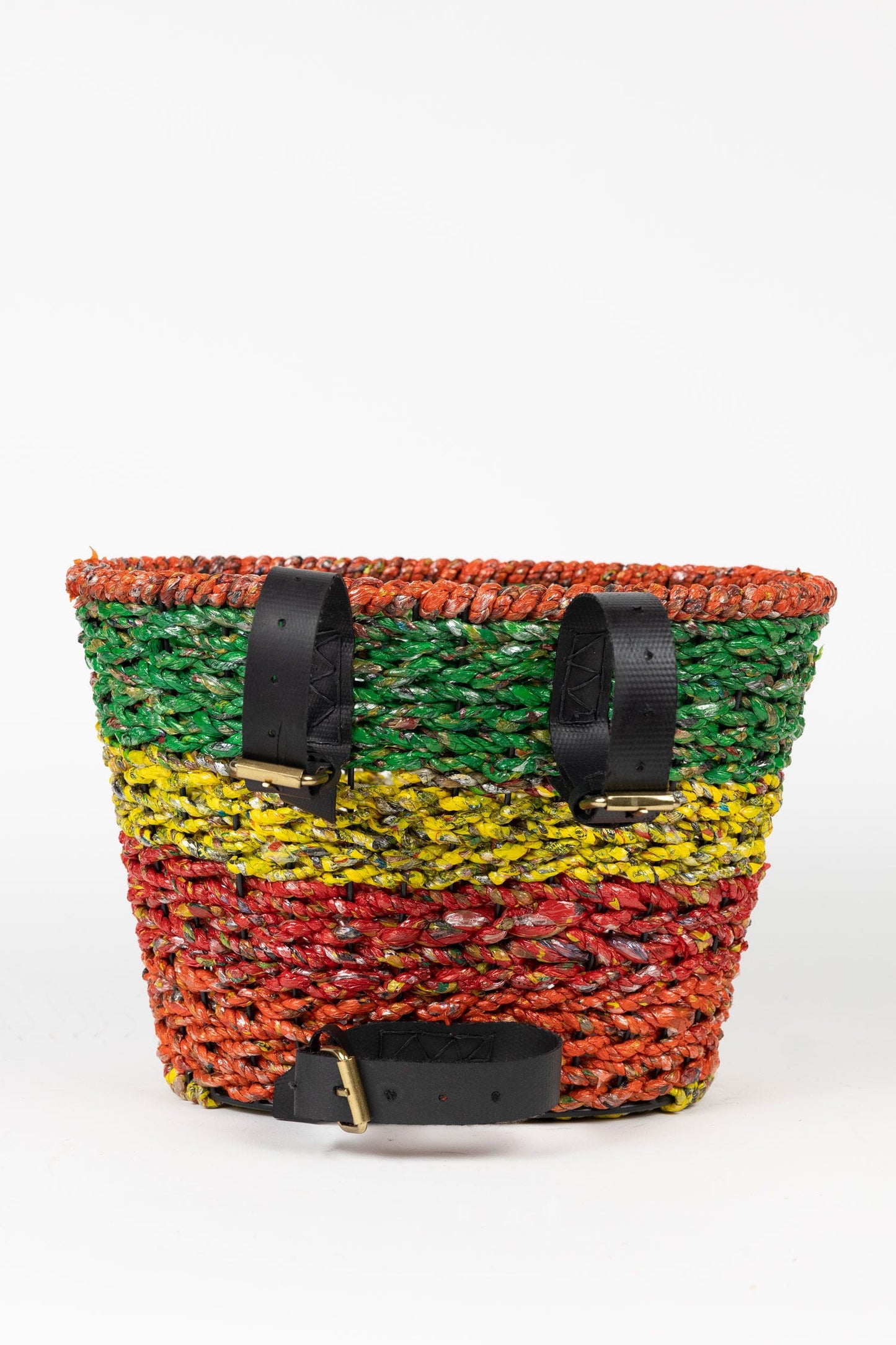 Basket f/bike candy wrapper/tire/mtl 12Lx9x9 multi