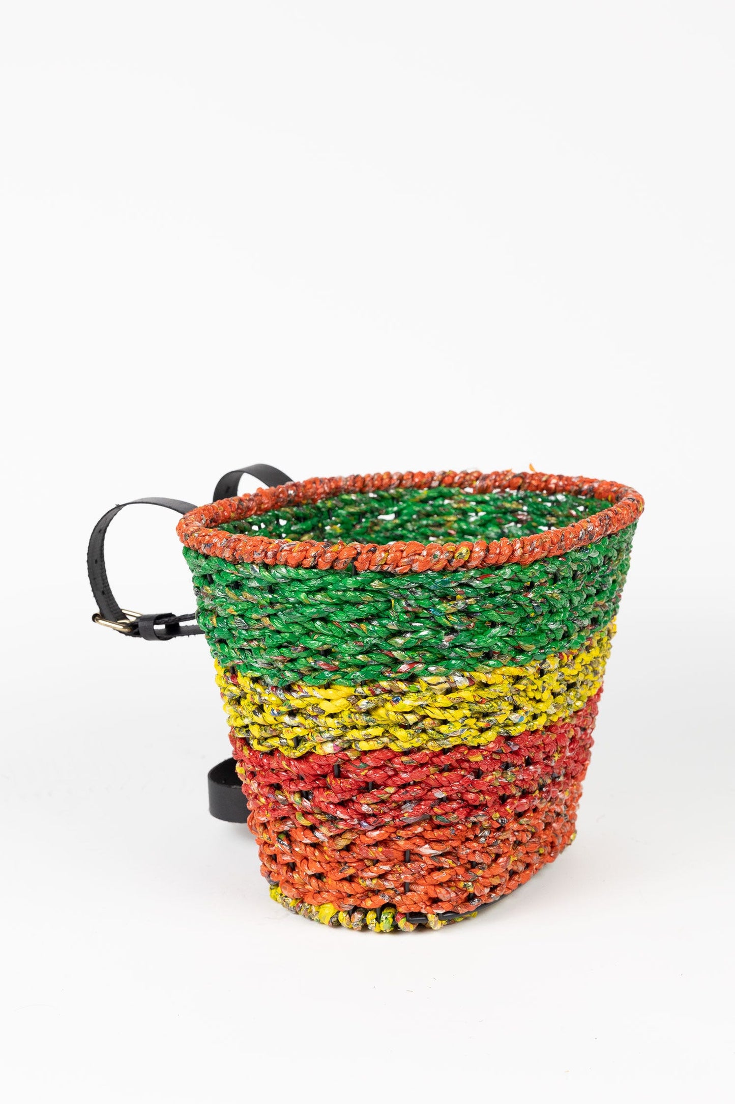 Basket f/bike candy wrapper/tire/mtl 12Lx9x9 multi