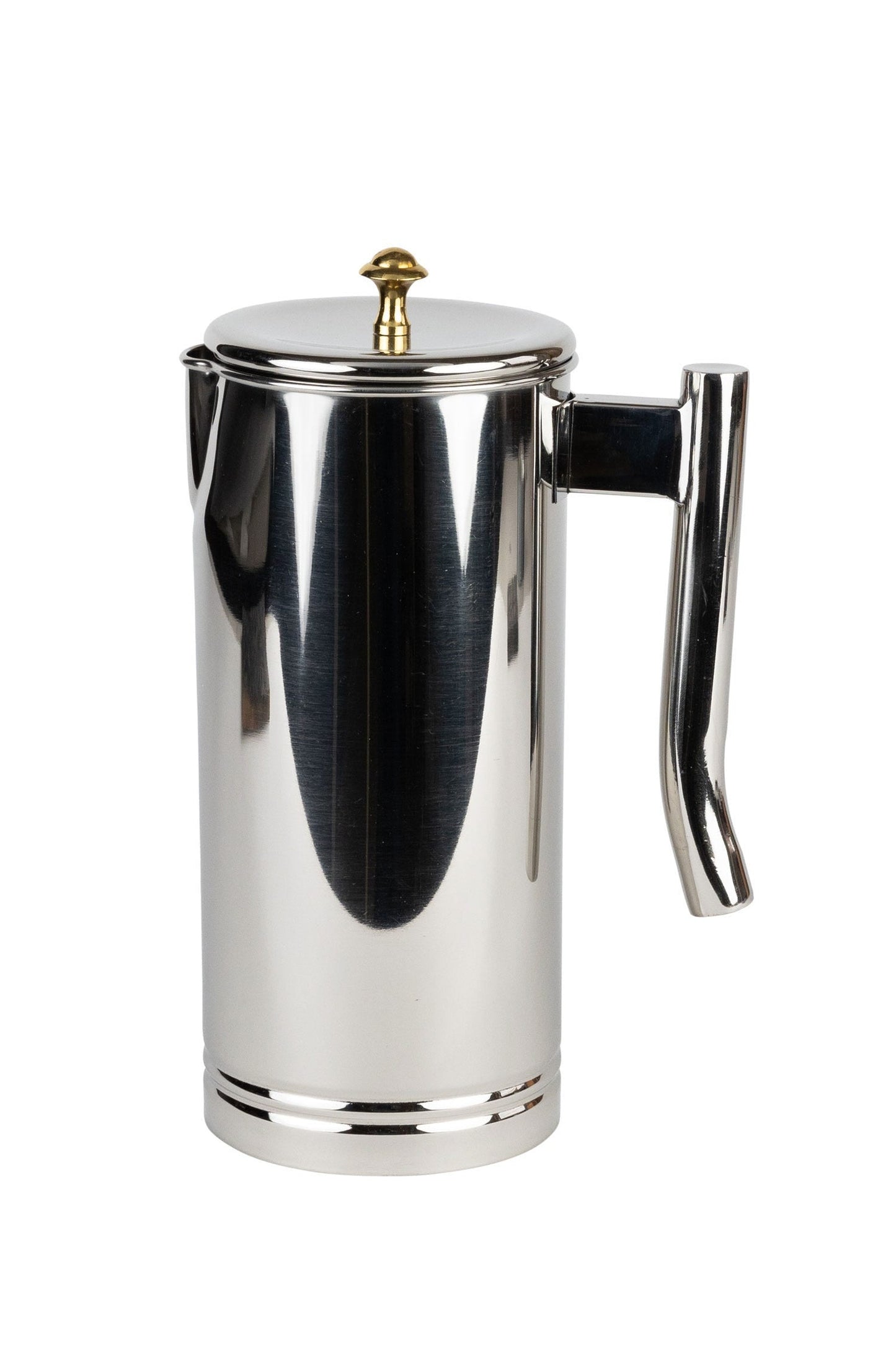 Carafe cold brew w/strainer steel 4Dx8.5H silver