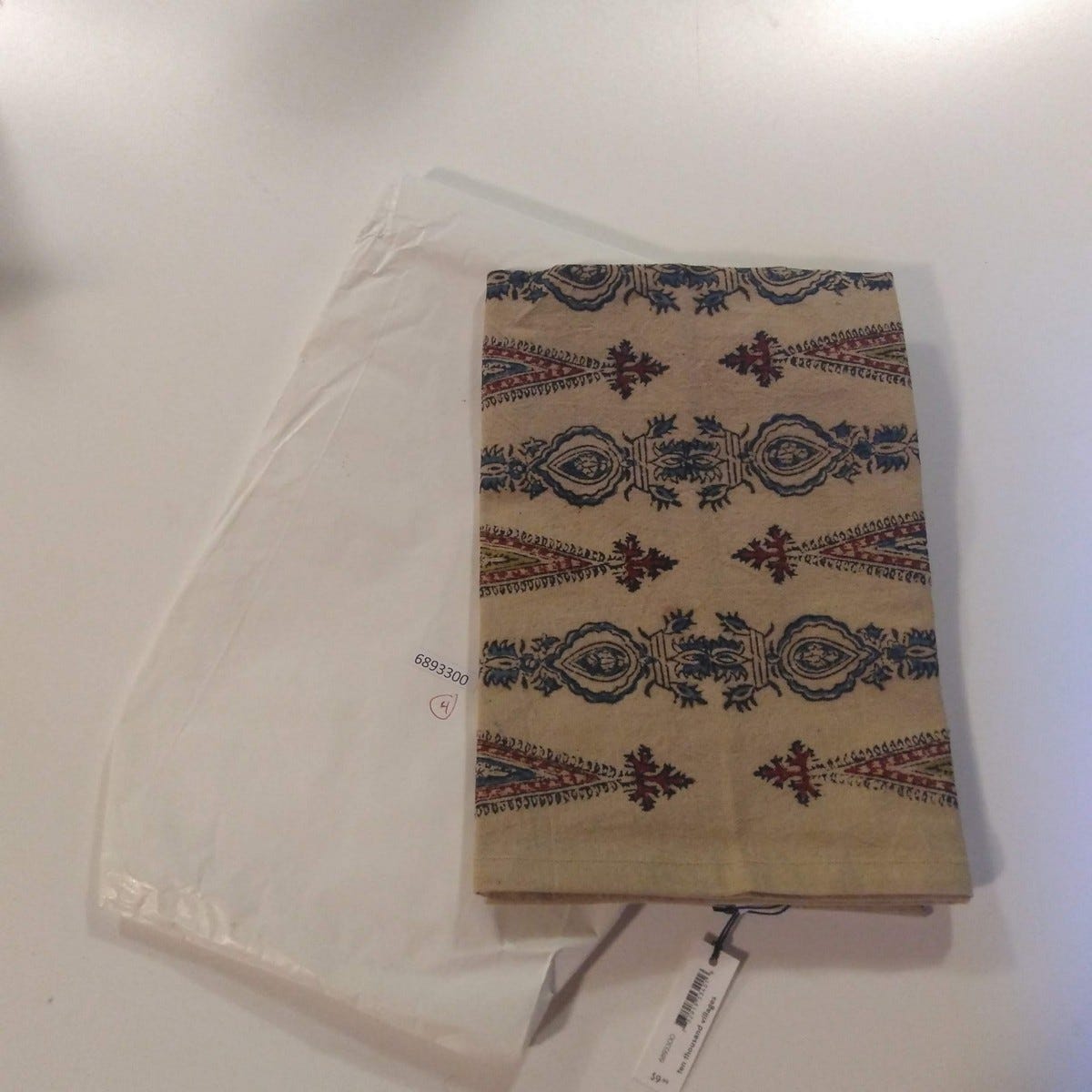 Napkin teardrop M/4 kalamkari cttn 20x20 multi
