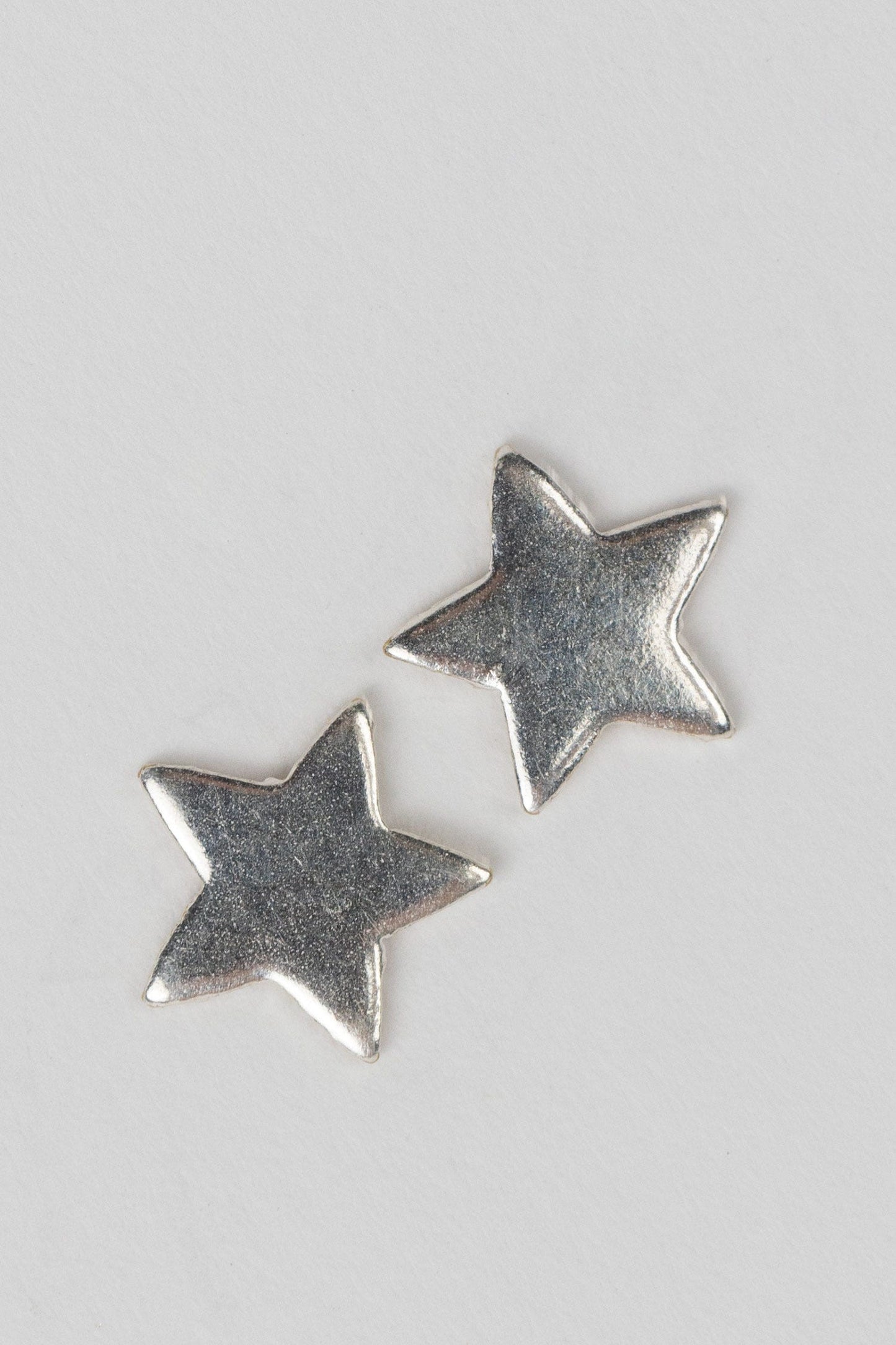Earrings post night sky set brass .4D silver