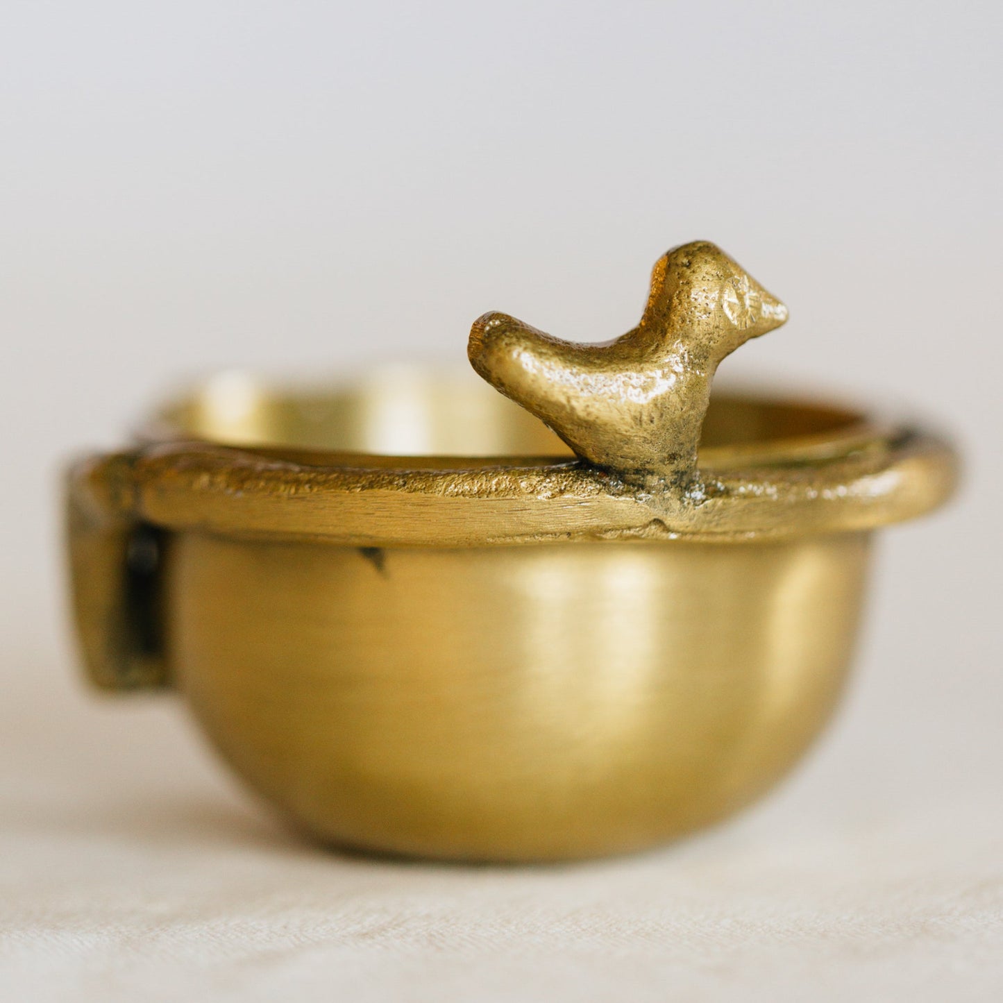 Measuring cups s/4 branch/bird alum 3-4D brass
