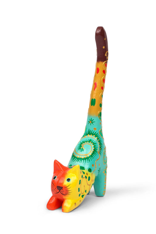 Cat ring holder wood 7H multi