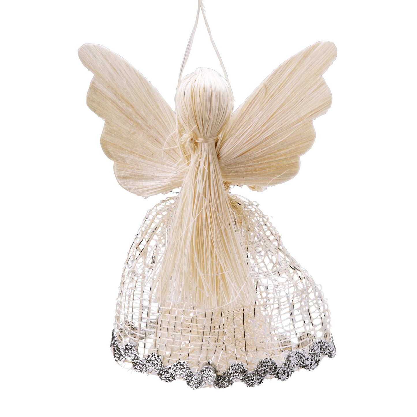 Ornament angel M/3 snmy 4H crm/silv