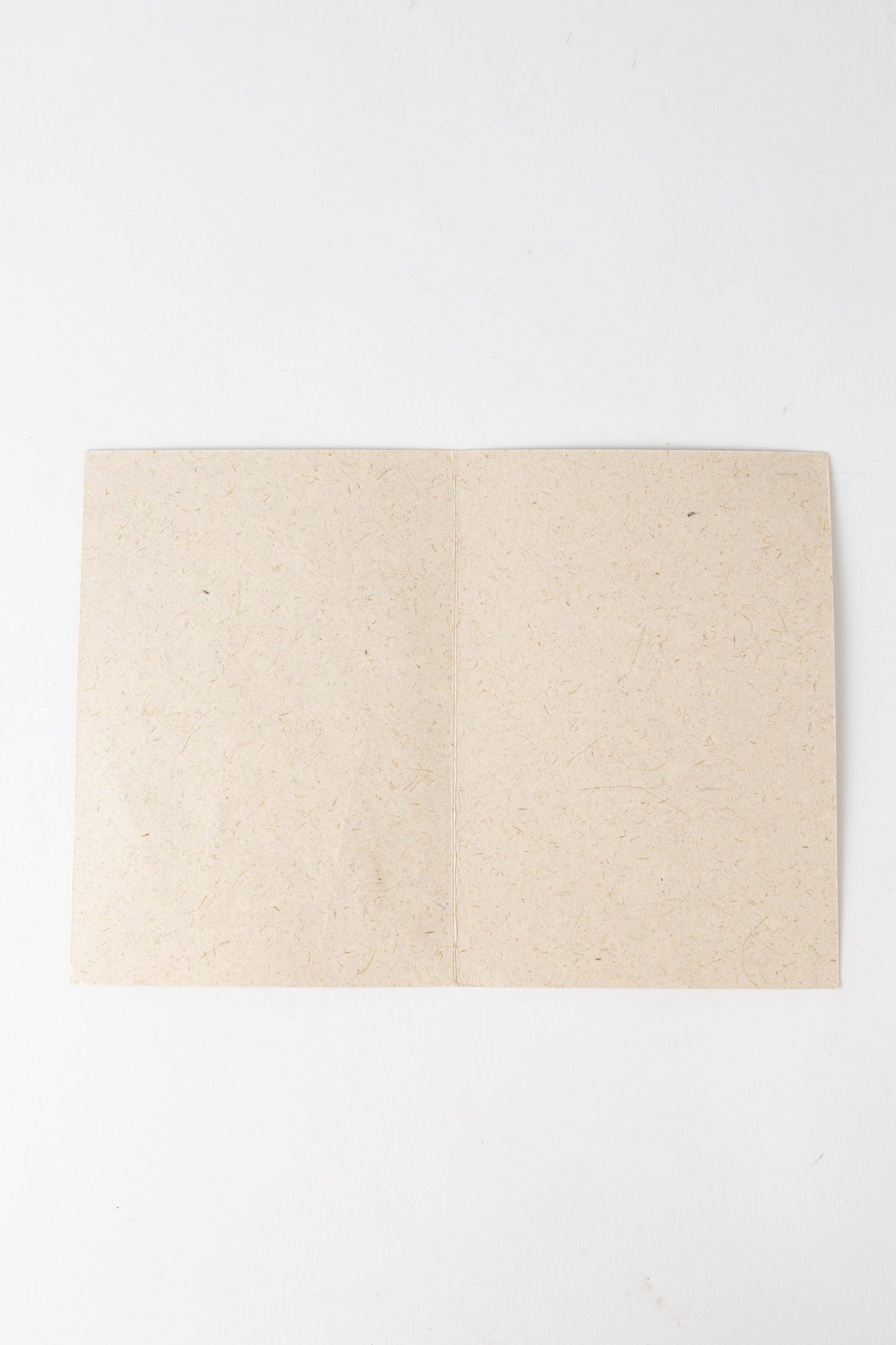 Card flower garden M/3 paper/flwr 5x7 tan/grn/orng