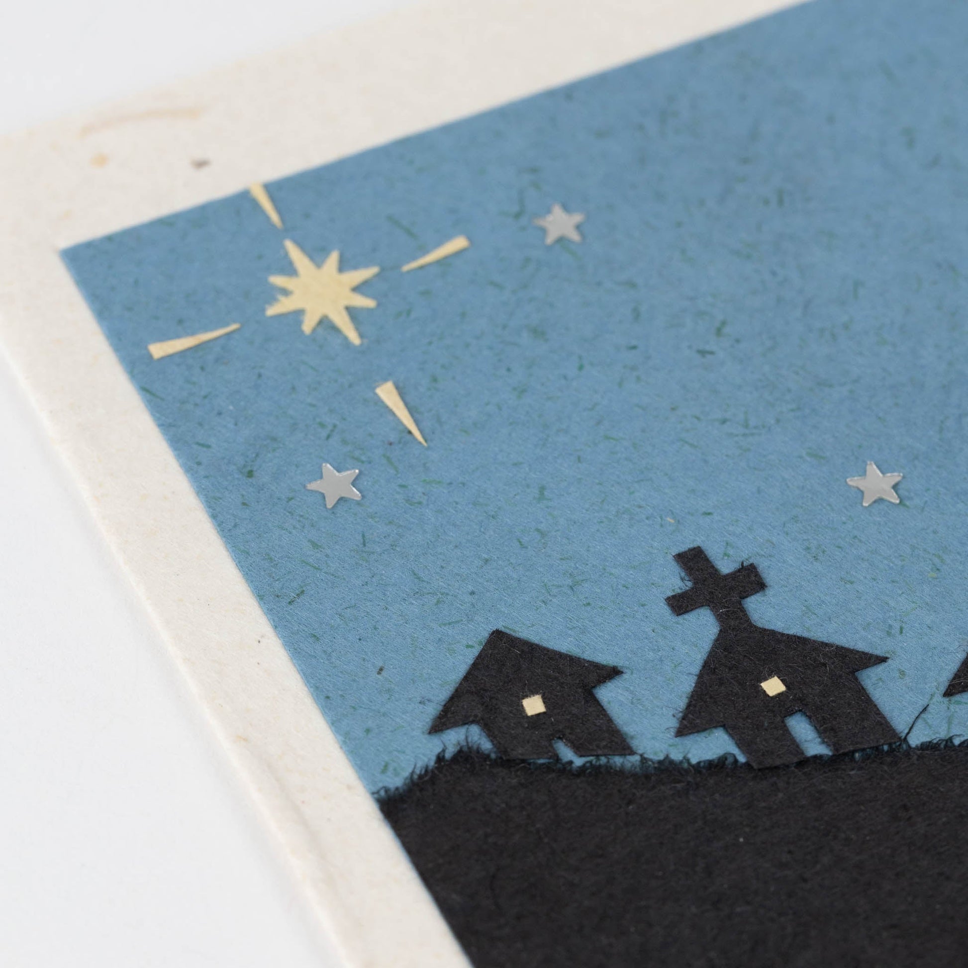 Bright Night Handmade Greeting Card - Default Title (7925160)