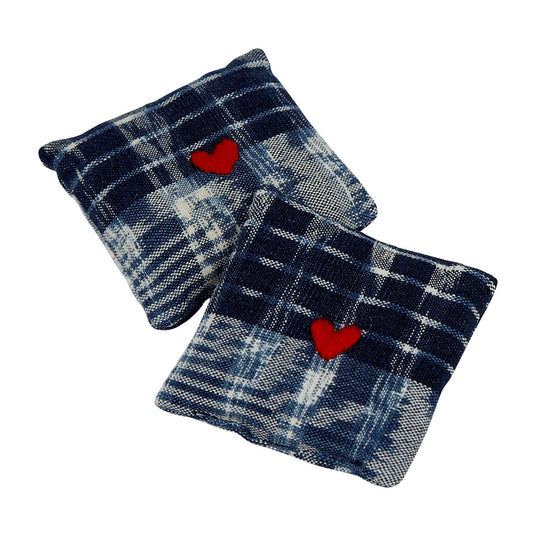 Hand warmer s/2 w/bag cotton/rice