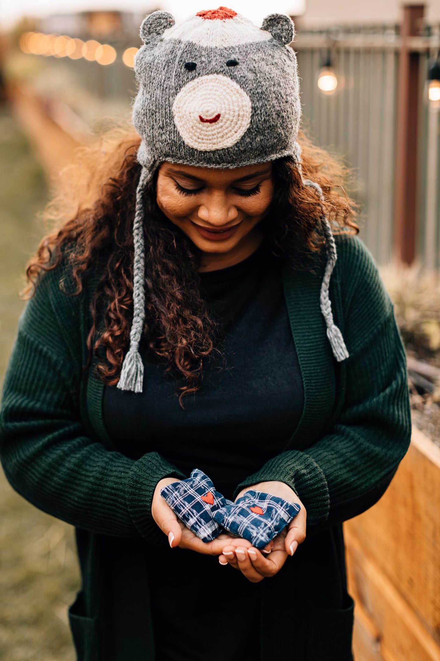 Hand warmer s/2 w/bag cotton/rice
