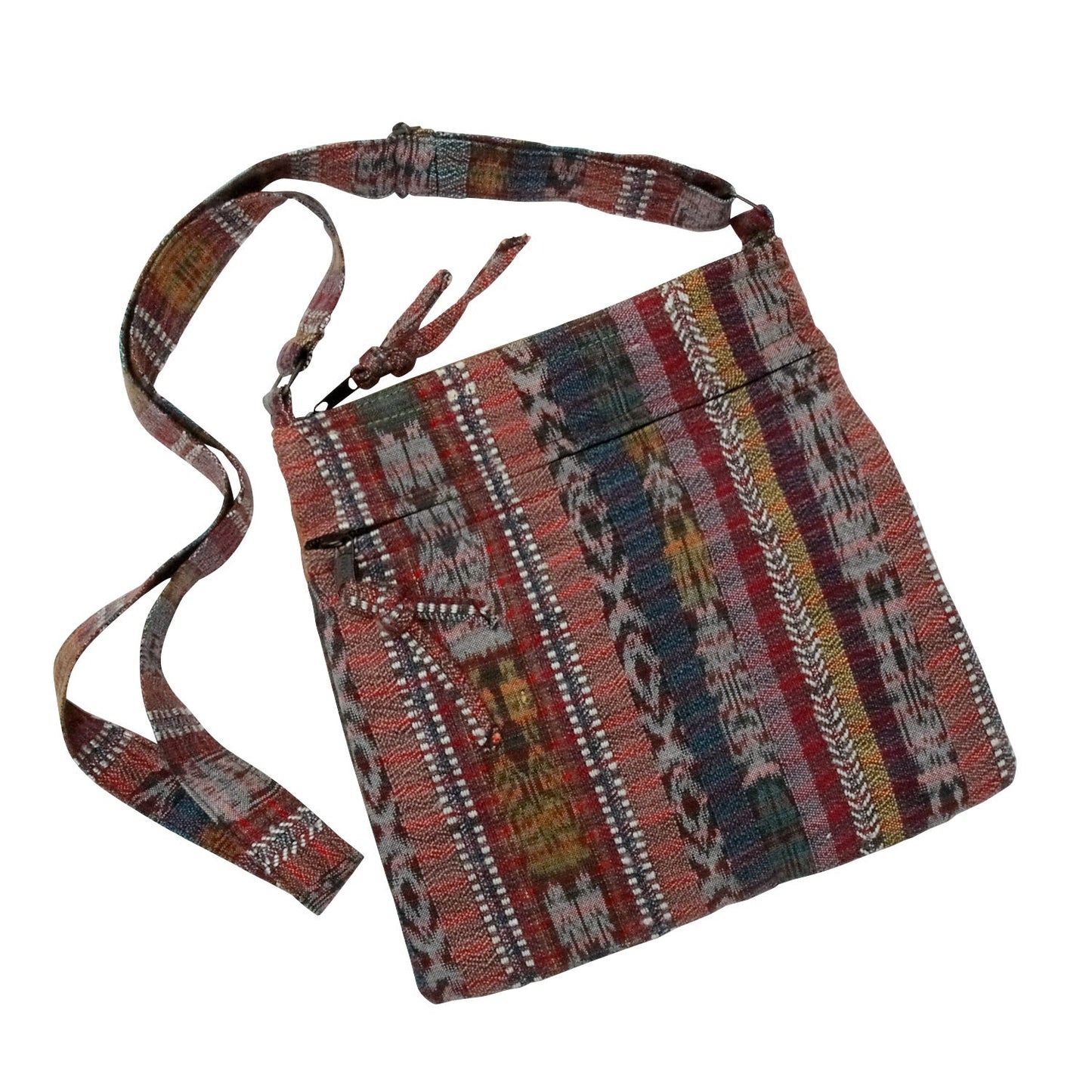Bag pleated recyc cttn 10sq asst