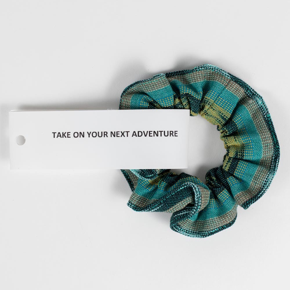 Scrunchie TAKE ON YOUR NEXT ADVENTURE M/5 greens