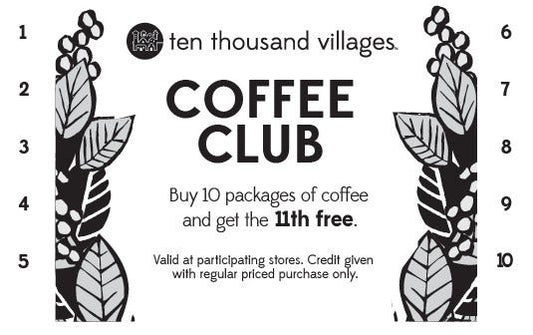Coffee Club Card (pack 50)