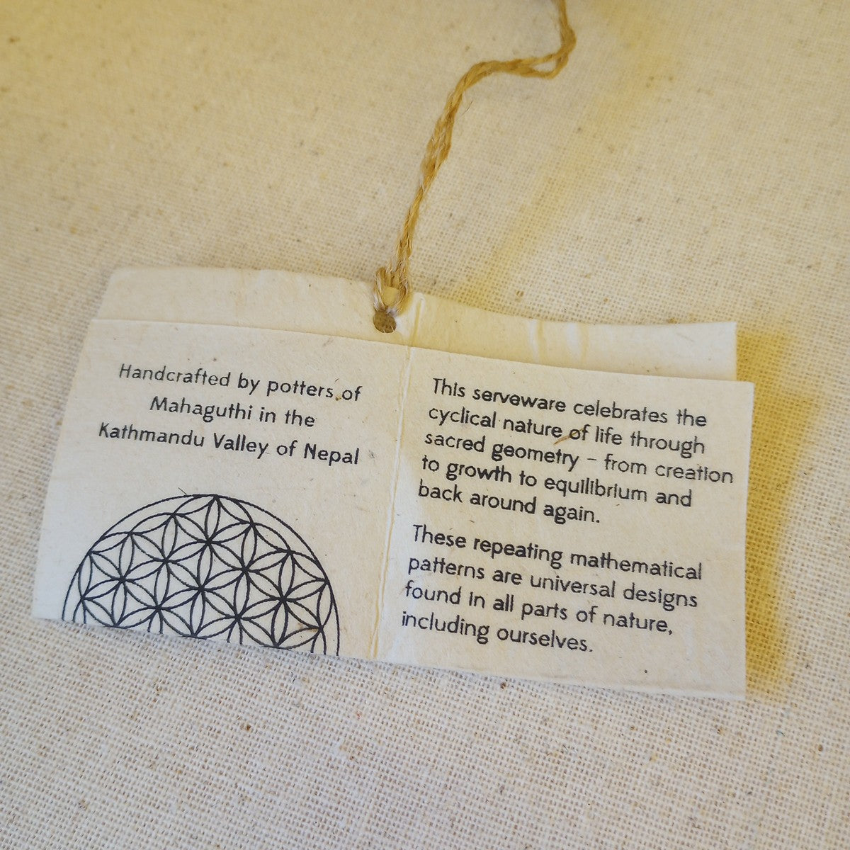 Trivet equilibrium of life ceramic 7D tan