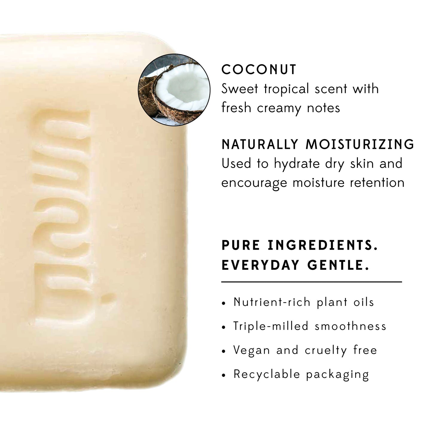 Soap coconut M/5 3.2 oz