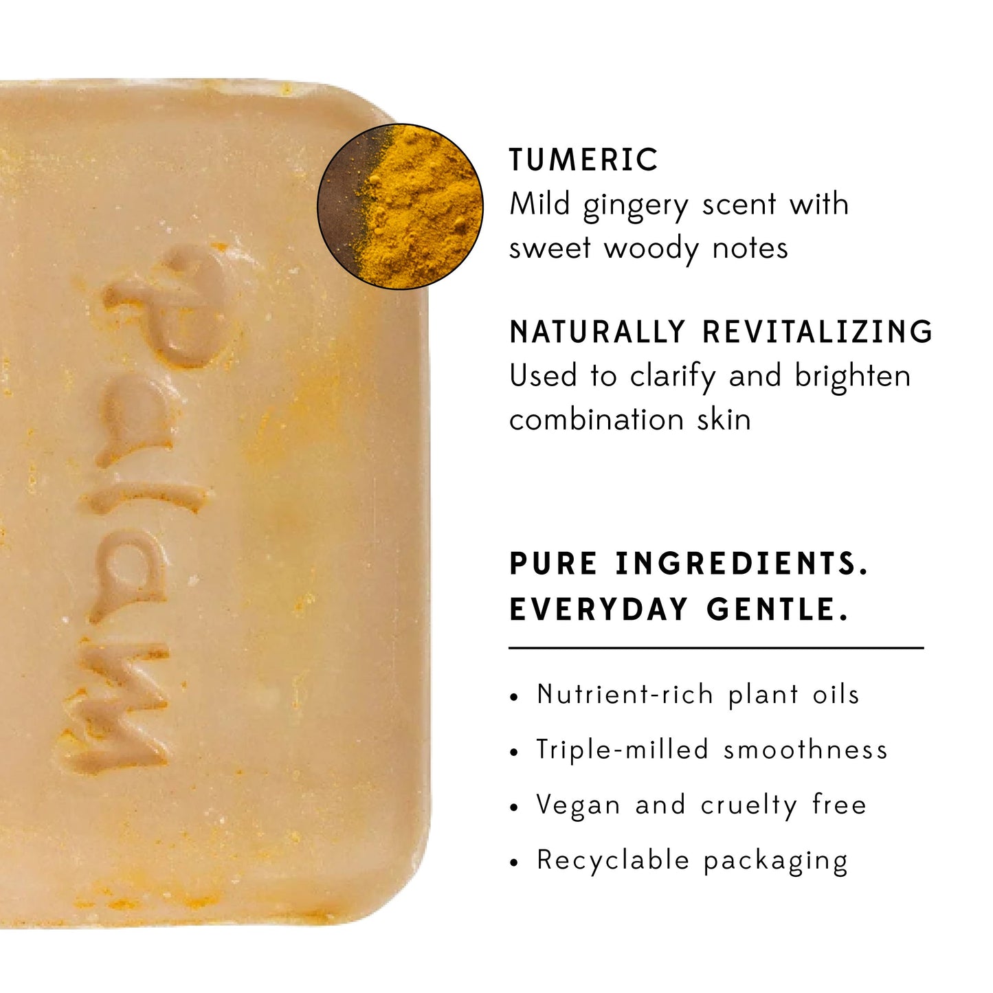 Soap turmeric M/5 3.2oz mustard/white