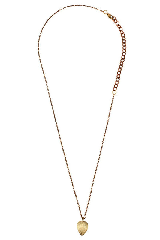 Necklace bodhi leaf pend fine chain bombshell 16L